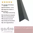 Kantenschutz Aluminium Anthrazit RAL 7016 | 1,5 mm stark